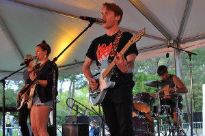 Student band Camp Youth showcased original songwriting. (RAHIM ULLAH/The Stanford Daily)