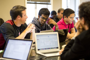 The 16th Undergraduate Senate met for the final time on Tuesday.  (NICK SALAZAR/The Stanford Daily)