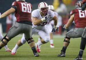 After suffering an injury against Arizona State, former Stanford defensive tackle David Parry was not cleared to play until two games later, against Oregon.