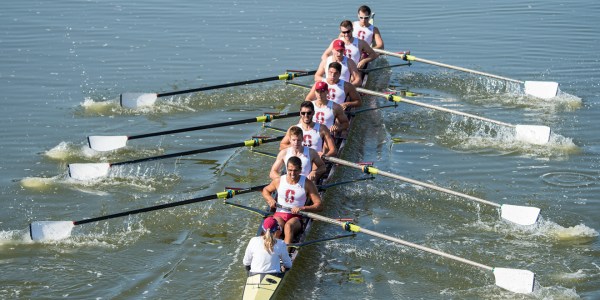 The men's rowing team (above) likely won't win a title this year, but the women's lightweight team has a strong chance to make a big splash at IRA National Championships this coming weekend. (DAVID BERNAL/isiphotos.com)