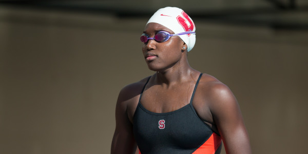 Stanford, CA - November 8, 2014.  Stanford Mens and Women's Swimming and Diving vs University of Wisconsin at Avery Aquatic Center on the Stanford Campus.