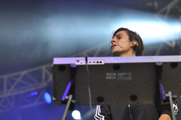 Sir Johnny Danger, keyboardist for Sky Ferreira. RAHIM ULLAH/The Stanford Daily