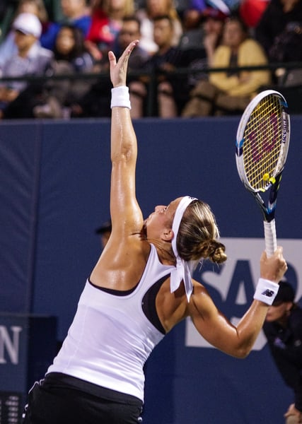 Bank of the West Classic, Elina Svitolina d. Nicole Gibbs (6-3, 7-6). Pictured: Nicole Gibbs Photo by Sam Girvin