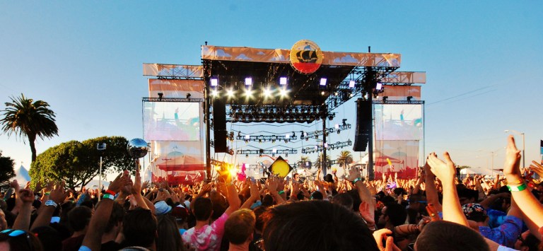 The scene at Outside Lands 2014. (FRANCIS GUO/The Stanford Daily)