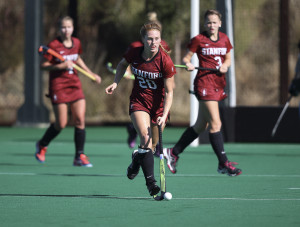 The Cardinal's strong senior class is led by Maddie Secco and Lauren Becker (above), who have a combined 20 points on the season so far. (HECTOR GARCIA MOLINA/stanfordphoto.com)