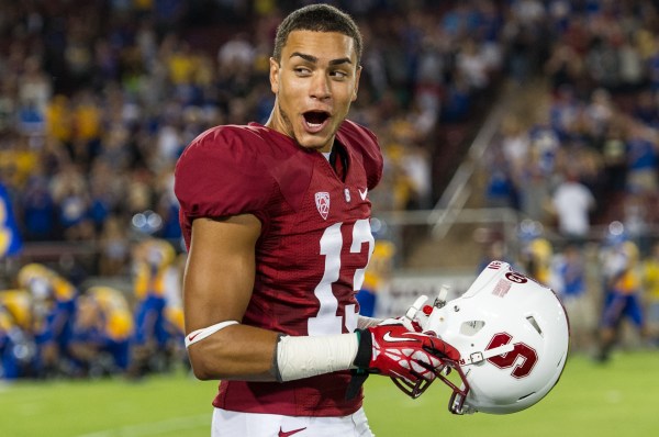 After coming to Stanford as a preferred walk-on, fifth-year senior Rollins Stallworth (above) has developed into an integral part of the Cardinal offense. (JIM SHORIN/stanfordphoto.com)