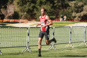 Stanford, CA - Saturday September 26, 2015: Sean McGorty during the Stanford invitational Saturday morning on the Stanford University golf course...Stanford womenís team beat runner-up Cal Poly by 44-65...Stanford men's team beat out Chico State 63-68...