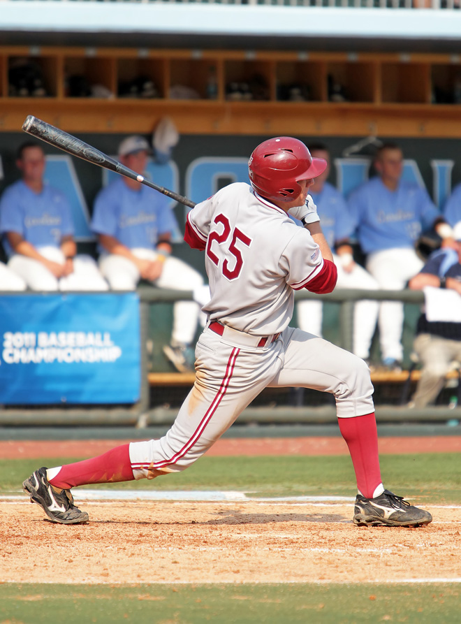 Stephen Piscotty '12 has started every game in left field and has been crushing balls from the batter's box.