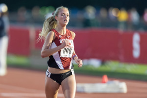 STANFORD, CA - April 3, 2015: Stanford hosts the Stanford Invitational Track Meet at Stanford University in Stanford, California.