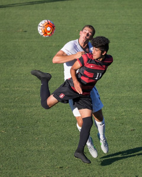 August 22, 2015, Stanford, CA:  Stanford Cardinal vs Santa Clara Broncos in a preseason game at at Laird Q. Cagan Stadium. The match ended in a 0-0 draw.