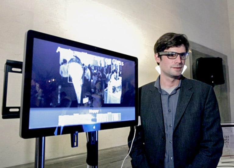 The Autism Glass Project uses the Google Glasses's front facing camera to help children with autism better recognize facial expressions (Courtesy of Paul Sakuma).