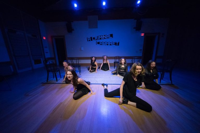 Cast of "A Criminal Cabaret." Photo by Frank Chen.