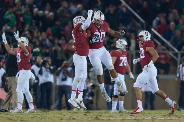 Iowa is No. 11 in the nation in rush defense, but hasn't faced a top-25 rushing attack yet this season. Stanford's potent rush attack checks in at No. 18 in the country leading into the 102nd Rose Bowl. (JIM SHORIN/stanfordphoto.com)