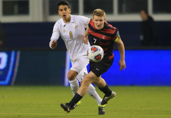 Stanford looks to win its first-ever national title when it takes on Clemson this Sunday at Sporting Park in Kansas City, Kansas. The team beat Santa Clara, Ohio State and Wake Forest  by a combined score of 8-3  before advancing to the final after edging Akron 8-7 in penalty kicks. (TONY QUINN)