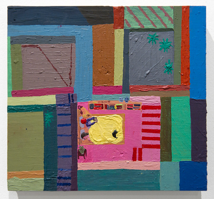 Chris Johanson's "Evening Painting 2013 in Los Angeles." Courtesy of Altman Siegel