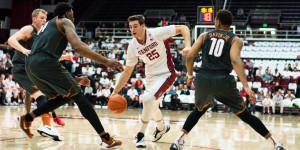 Stanford senior forward Roscoe Allen (above center) 