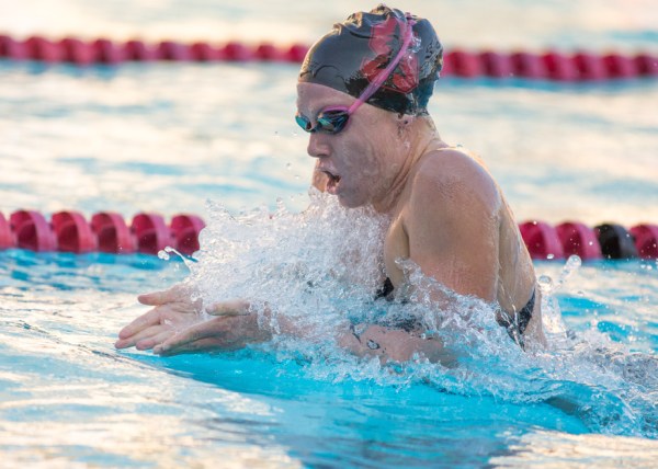 Stanford, CA - October 16, 2015.  Stanford Men's and Women's Swimming vs. Utah at the Avery Aquatic Center on the Stanford Campus.