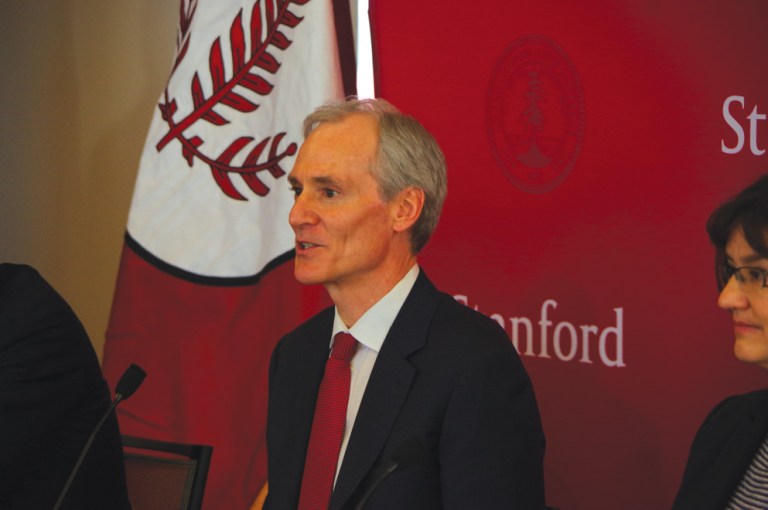 File photo of President Marc Tessier-Lavigne (ARNAV MARIWALA/The Stanford Daily).