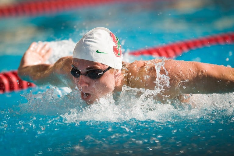 STANFORD, CA - Stanford Women's Swimming Team, photographed at the Avery Aquatic Center.