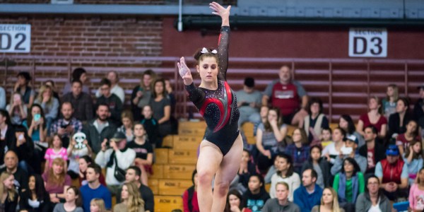 A number of strong performances from junior Nicole McNair (above) helped Stanford squeak past No. 20 Arizona last Saturday. (RAHIM ULLAH/The Stanford Daily)