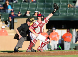 Alex Dunlap #22. Stanford Men's Baseball v. Cal State Fullerton 02/20/16. Photo by Rahim Ullah