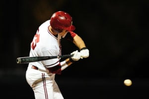 STANFORD, CA - FEBRUARY 17, 2012: Stanford Baseball faces off against Vanderbilt University on February 17, 2012 at Sunken Diamond. Stanford won, 8-3.