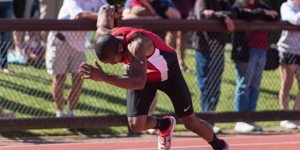 Fifth-year senior Darian Brooks (above) took the Pac-12 triple jump title for the third straight season, the most for any competitor in the history of the event. (DAVID BERNAL/isiphotos.com)