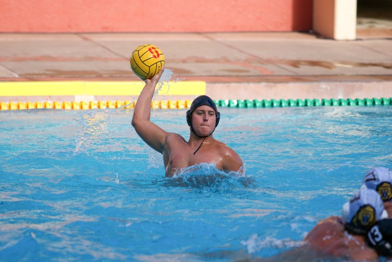 Junior Cody Smith scored just 42 seconds into Stanford's 10-5 win over UC Irvine this weekend. The Cardinal have begun the season on an undefeated tear, recording double-digit goals in each of their five victories. (LARRY GE/The Stanford Daily)