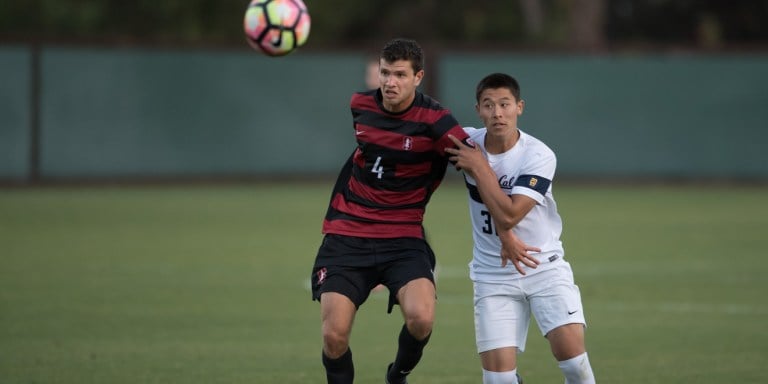 Junior defender Tomas Hilliard-Arce contributed a key goal, scoring with a header off a set piece. This marks the third goal scored off a header by Hilliard-Arce in the past five games. (LYNDSAY RADNEDGE/isiphotos.com)