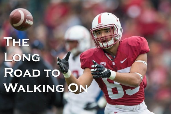 Stanford, CA - April 9, 2016: Treyvion Foster during the Spring Football Game at the Laird Q. Cagan Stadium Stanford, California.