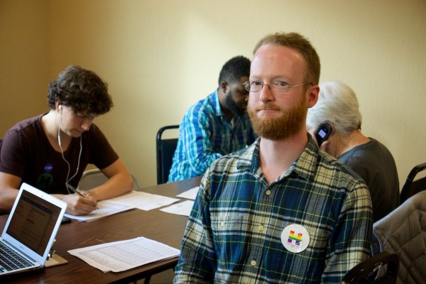 Bob Figlock, a technology and training manager at a Bay Area nonprofit, will volunteer for Hillary Clinton in Nevada for nearly two weeks. He hopes that he will not only help Hillary Clinton win the 2016 election, but also that he will come to a better understanding of the typical Trump supporter by living in a swing state in the time leading up to the election. (Courtesy of Kristen Stipanov)