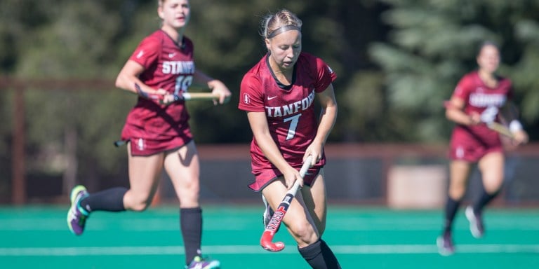 Sophomore defender Jordan Barry scored the only goal in Stanford's 1-0 victory over Pacific, clinching the America East title for Stanford. The 16th minute shot marked Barry's first career goal with the team.  
(MACIEK GUDRYMOWICZ/isiphotos.com)