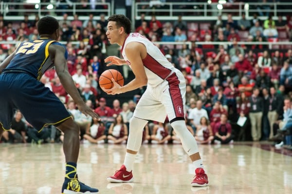 Junior forward Dorian Pickens helped the Cardinal jump to a 12-point lead at halftime in Sunday's victory against Colorado State. He led the team in scoring with 17 points and added on six rebounds. (RAHIM ULLAH/The Stanford Daily)