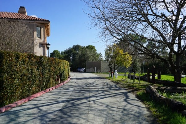 The "Scary Path" is being reseeded and replaced (MELISSA WEYANT/The Stanford Daily).