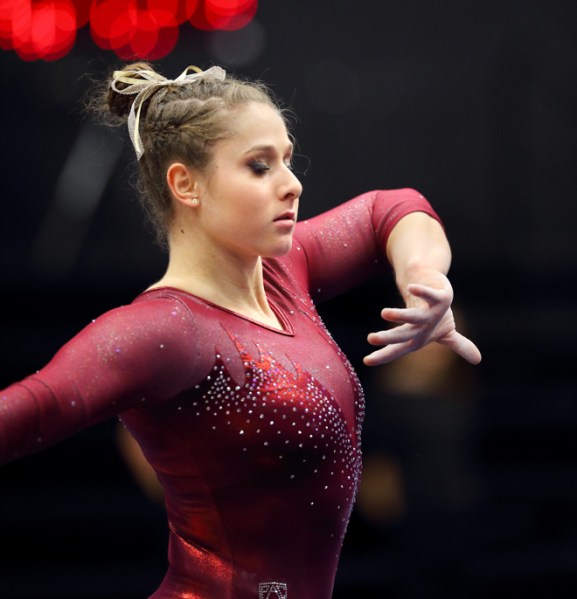 STANFORD, CA; February 5, 2017; Women's Gymnastics, Stanford vs Washington.