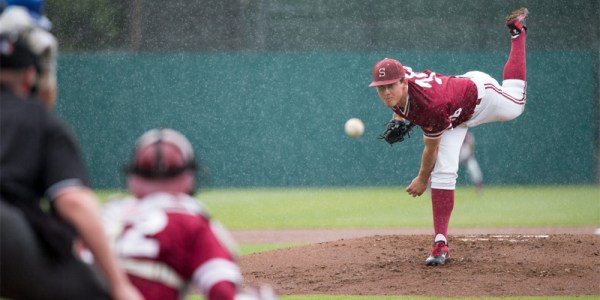 It was tough luck for sophomore pitcher Kris Bubic as he and the Cardinal team lost to Texas in the first game of a four-game series. Bubic allowed just one unearned run in 6.0 innings, but his team was not able to step up to the plate and take the game. (BOB DREBIN/isiphotos.com)