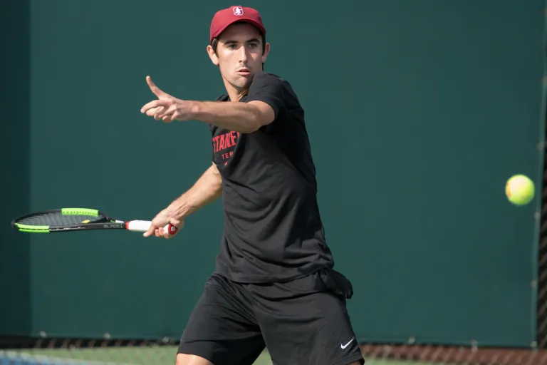 Freshman William Genesen (above) and sophomore Jack Barber turned heads at the Pacific Coast doubles tournament, as the first-time pairing reached the finals of the seven-round event (LYNDSAY RADNEDGE/isiphotos.com)