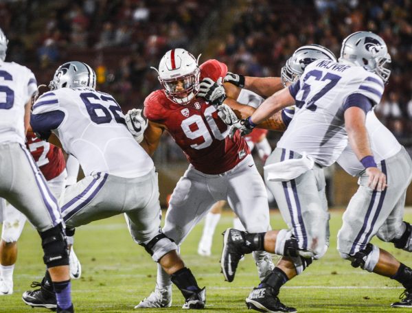 Solomon Thomas was picked up by the San Fransisco 49ers in the first round of the 2017 NFL draft. The defensive end became the 23rd Cardinal first round pick. (DAVID BERNAL/isiphotos)