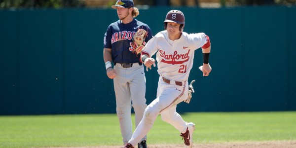 Junior Matt Winaker continues to be a strong contributor for Stanford on offense. Winaker has a 3.06 AVG, tied with fellow junior Quinn Brodey for highest on the team. (BOB DREBIN/isiphotos.com)