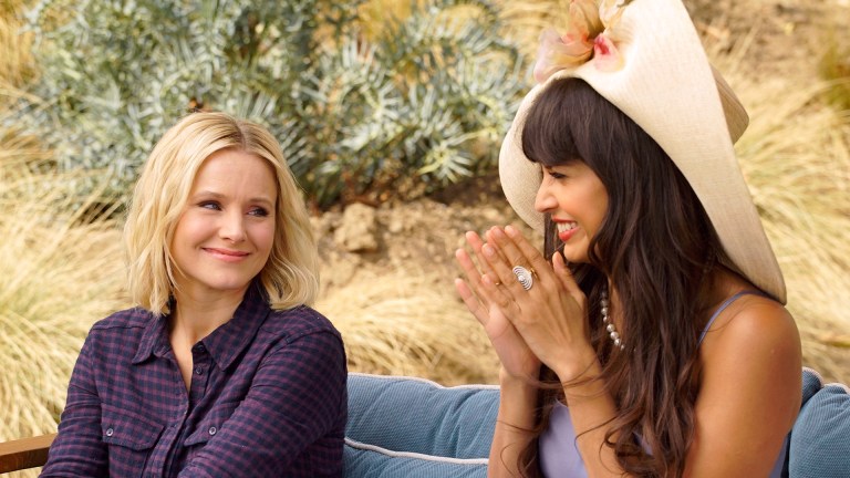 Kristen Bell and Jameela Jamil in NBC's 'The Good Place' (Courtesy of NBC).