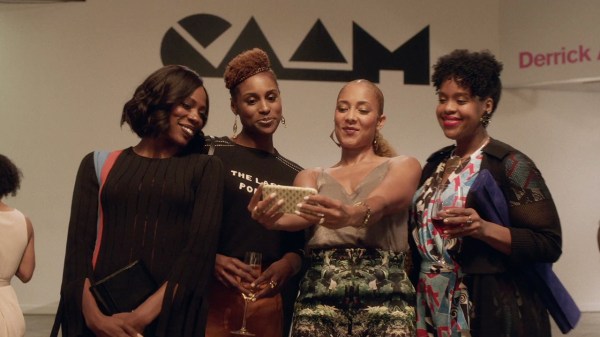 Yvonne Orji, Issa Rae, Amanda Seales and Natasha Rothwell in season two of HBO's "Insecure" (Courtesy of HBO).