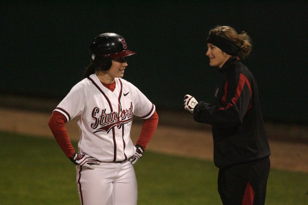 Jessica Allister (right) becomes the fourth head coach in the history of the Stanford  softball program. (KYLE TERADA/isiphotos)