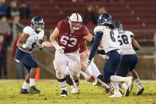 Sophomore guard Nate Herbig was a surprise last season as he started the final four games of the season. This year, he is expected to start every game at left guard.(KAREN AMBROSE HICKEY/isiphotos)