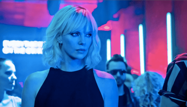 Charlize Theron as MI6 spy Lorraine Broughton in 'Atomic Blonde' (Jonathan Prime/Focus Features).