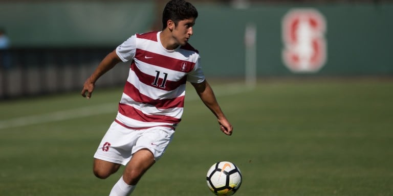 Junior forward Amir Bashti (above) scored the first goal against Washington in a similar fashion to his game winner against the Huskies last year.(LYNDSAY RADNEDGE/isiphotos.com)