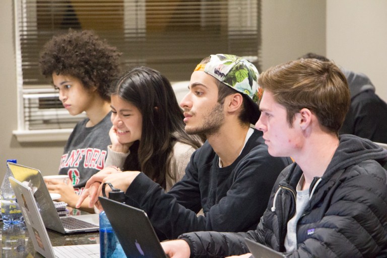 The 19th Undergraduate Senate (FEBE MARTINEZ/The Stanford Daily).