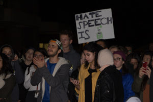 Majority of audience stages walk out of Spencer's talk