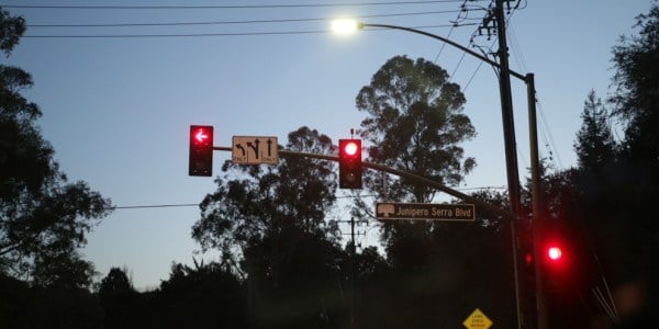 Stanford has a street named after Junipero Serra, the founder of the California mission system (ROBERT SHI/The Stanford Daily).