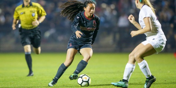 Junior Michelle Xiao (above) became the ninth Cardinal player to record three assists in a game Friday night against Utah Valley. (ERIN CHANG/isiphotos.com)