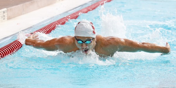 Senior Andrew Liang (above) paced Stanford in the 50-meter and the 100-meter against Cal last week.(HECTOR GARCIA-MOLINA/isiphotos.com)